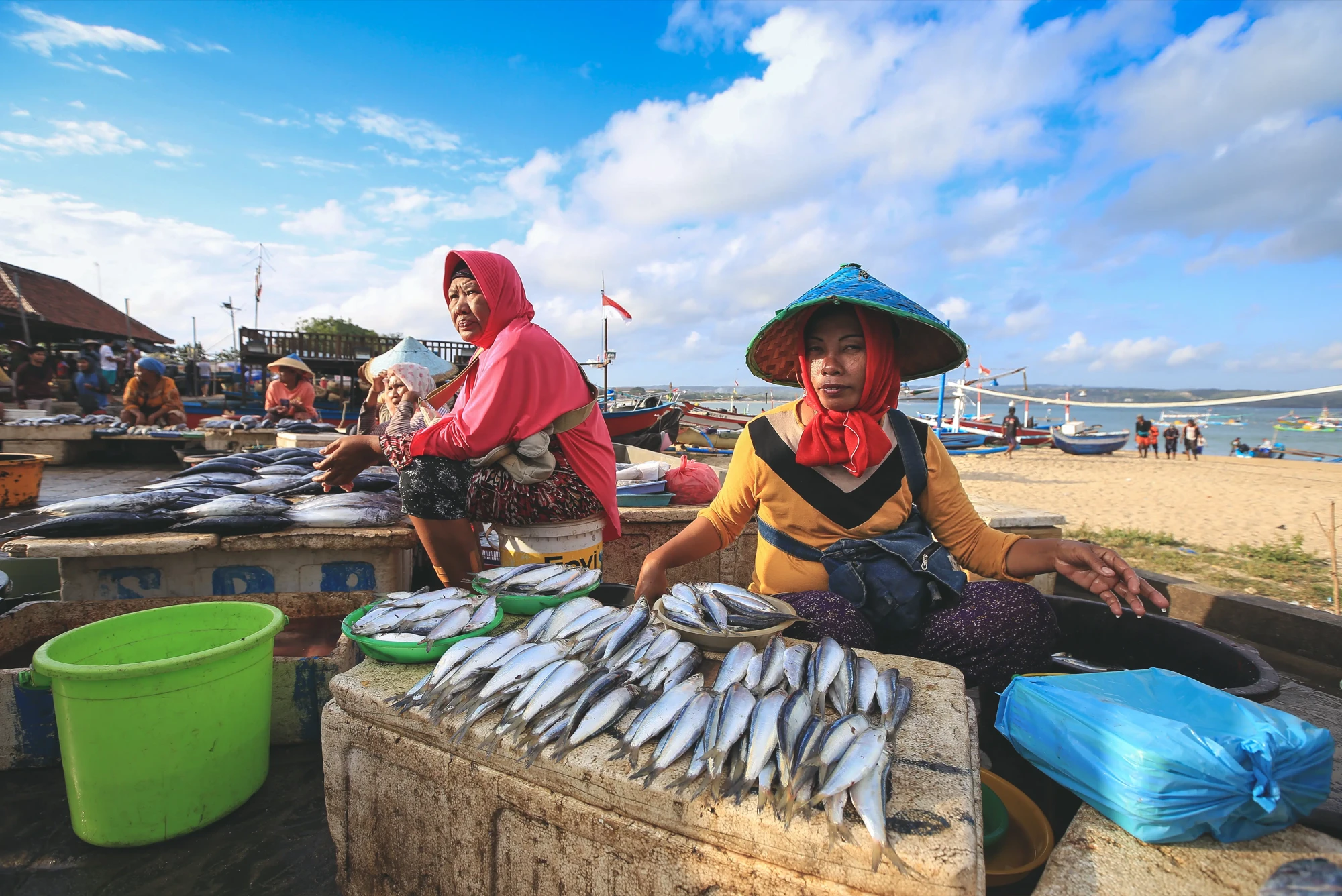 Jimbaran Seafood Market Walk1